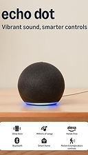 Amazon Echo Dot (5th Gen) — Smart Speaker with Alexa & Bluetooth (Black)