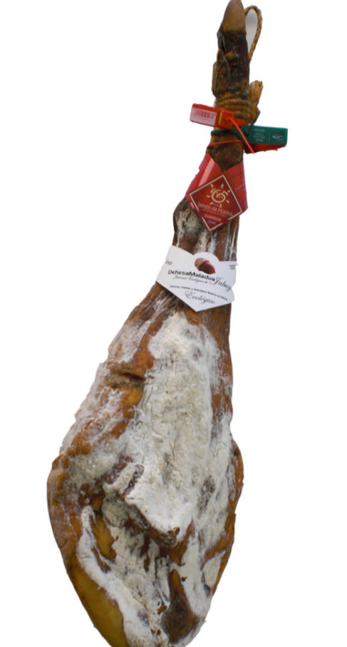 Jamón "Manchado de Jabugo" ecológico de Bellota Dehesa Maladua