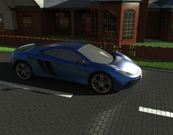 car big render test
