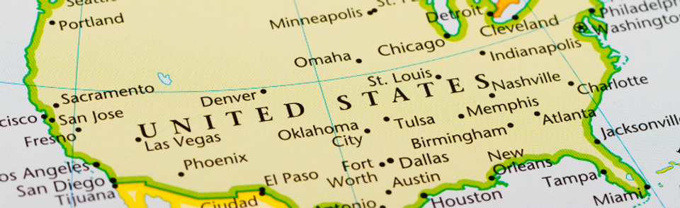 Map of the United States, Williams Educational Consultants