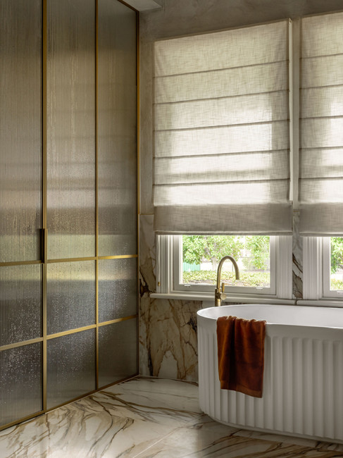 Roman blinds from our Lower Plenty project