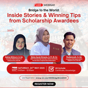 Mella Sarah Elmania Bagikan Tips Raih Beasiswa MEXT Jepang di Webinar SSIC