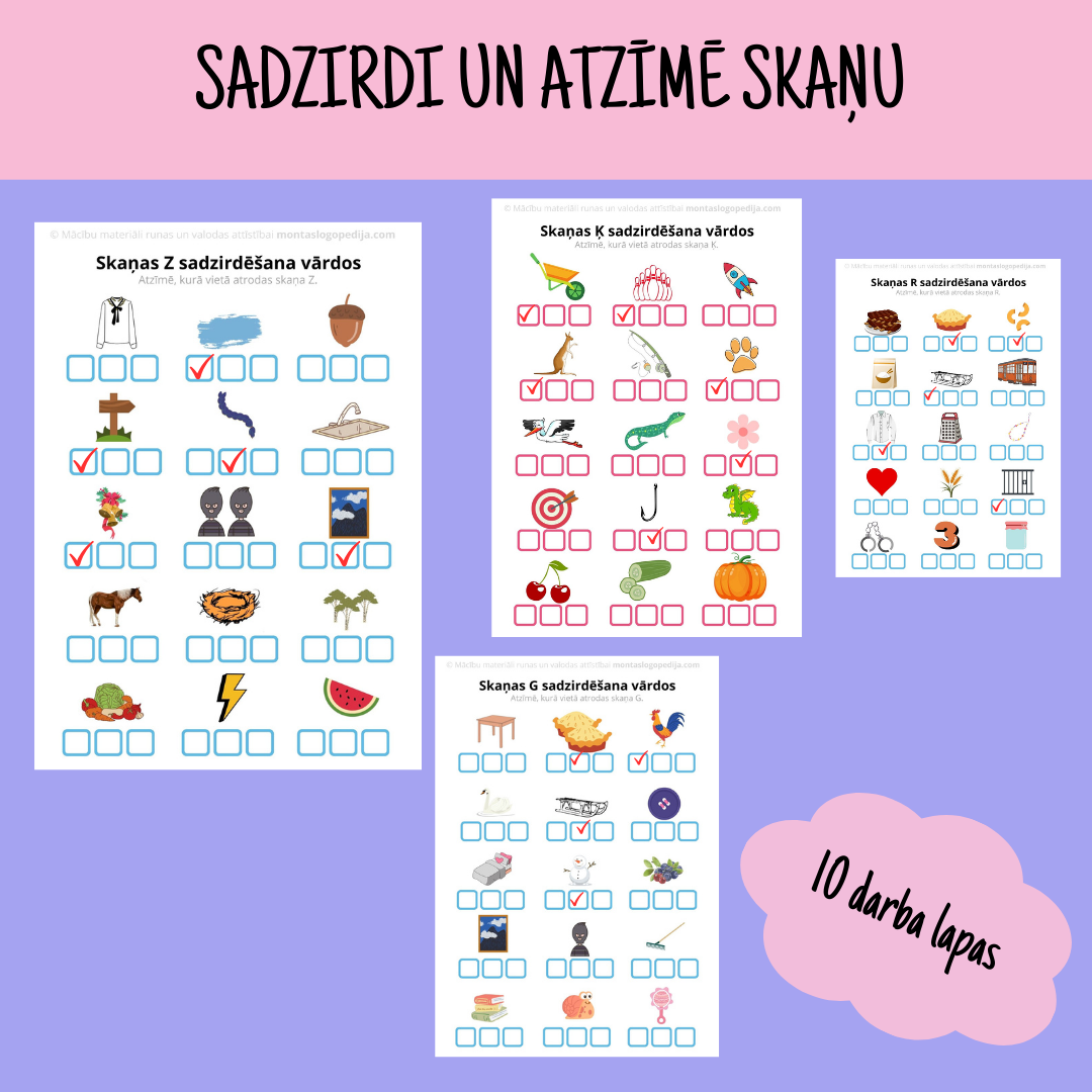 Sadzirdi un atzīmē skaņu