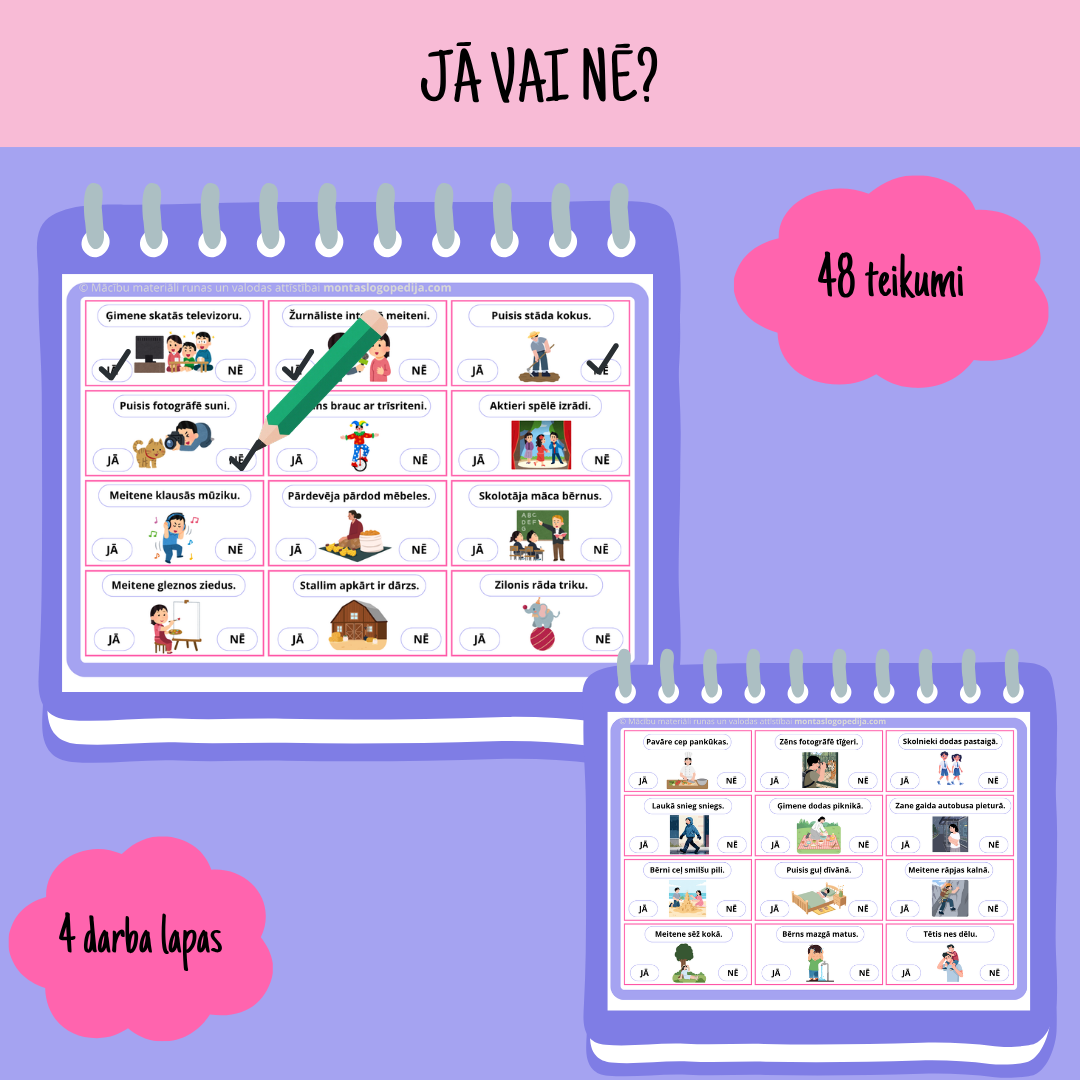 Jā vai nē?