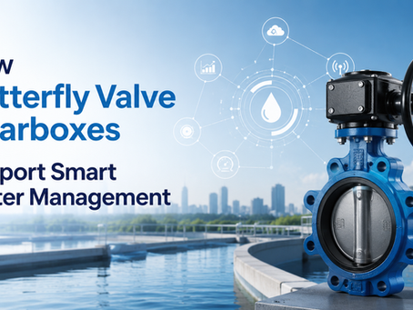 How Butterfly Valve Gearboxes Support Smart Water Management 