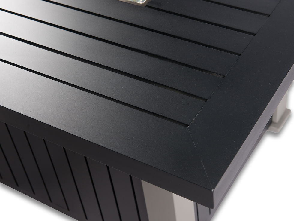 Thumbnail: Borealis 52" Rectangle Fire Pit Table