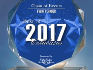 2017 Best Event Planner and Best Wedding Planner!