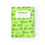 Thumbnail: Notebook Journal — Lime Matcha Pattern with “Notebook” 