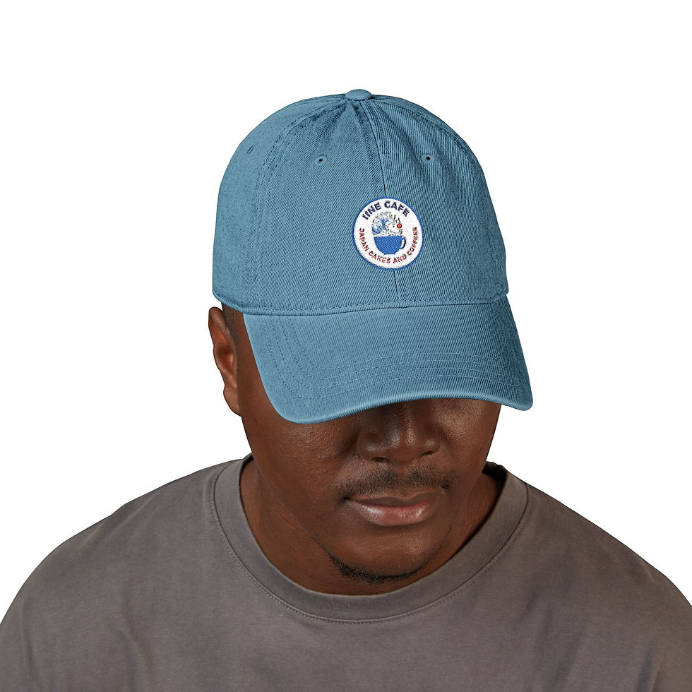 Thumbnail: Denim Embroidered Hat 