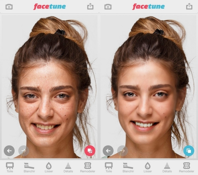 retouche photo facetune app gratuit