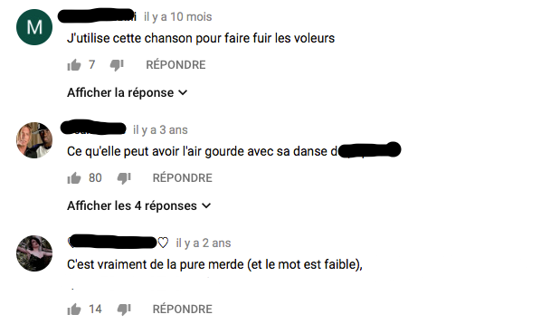 commentaires méchants