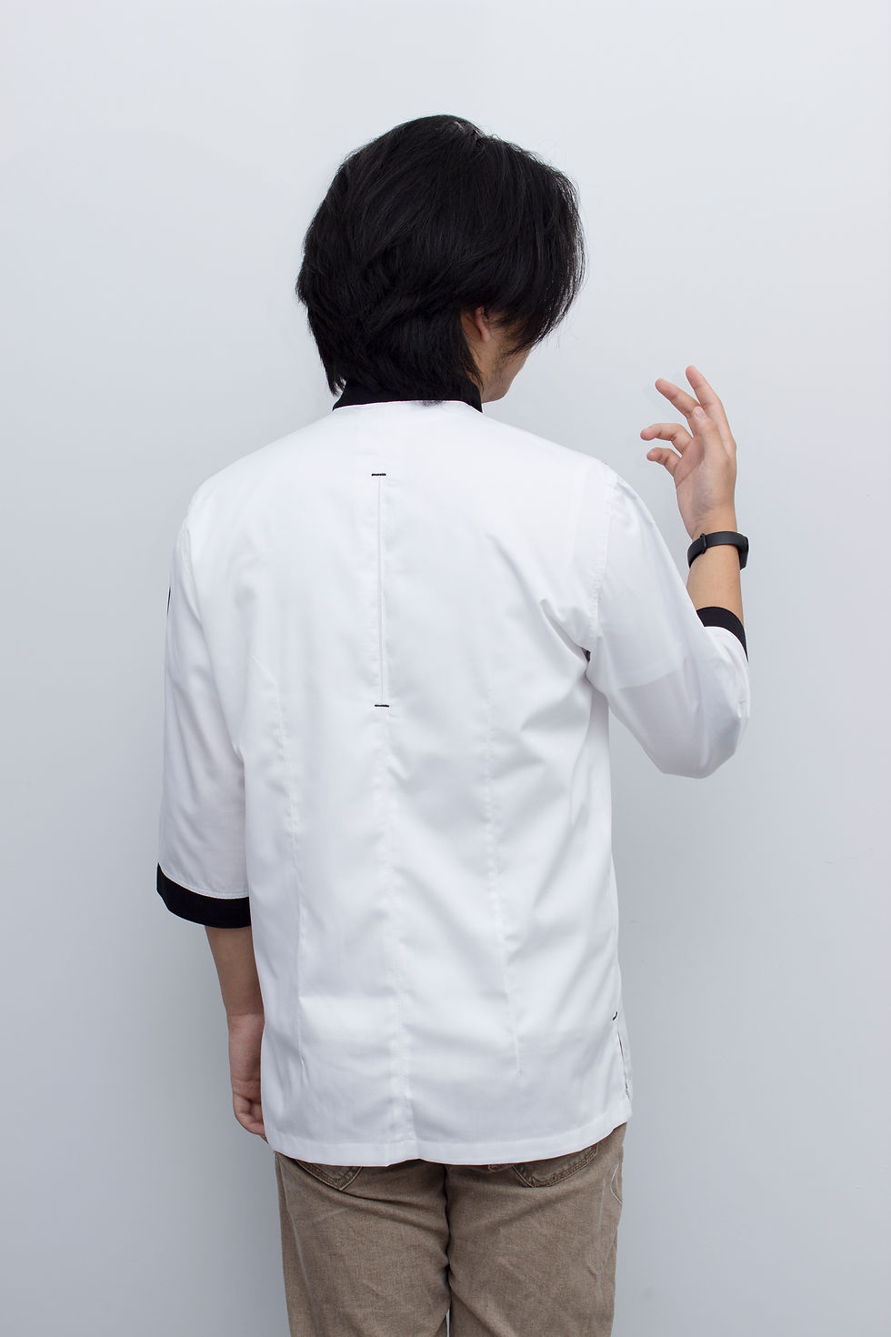 Прев'ю: Білий кітель кухаря чоловічий