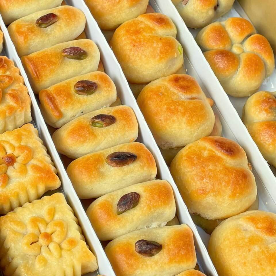 Maamoul met Fruit 1kg - Rozen, Abrikozen, Vijgen en Bitter Orange