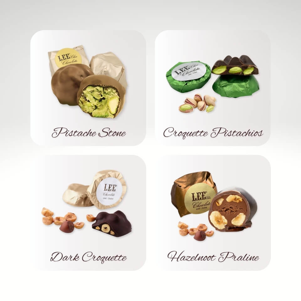LEE Golden Nut Chocolate Collection 24 Stuks - Orient Luxe