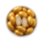 Witte Chocolade Amandelen Goud Dragees 300g - Orient Luxe