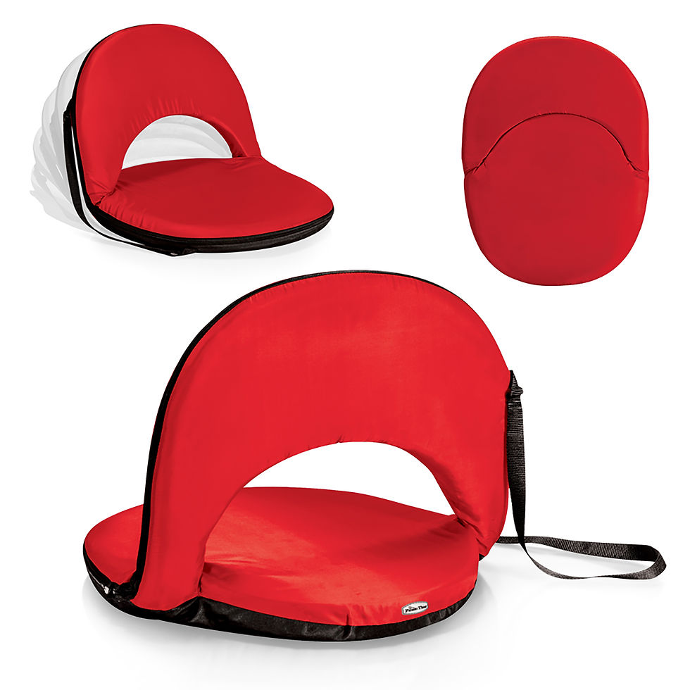 Catalog No. 626-00 - 100 Oniva Portable Reclining Seat - Red