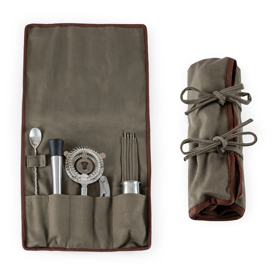 Catalog No. 671-14-105 - 10-Piece Bar Tool Roll Up Kit