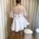 Miniature : Jupe Quartz Blanc1 / Cape Estelle / Top Jaspe Sanguin
