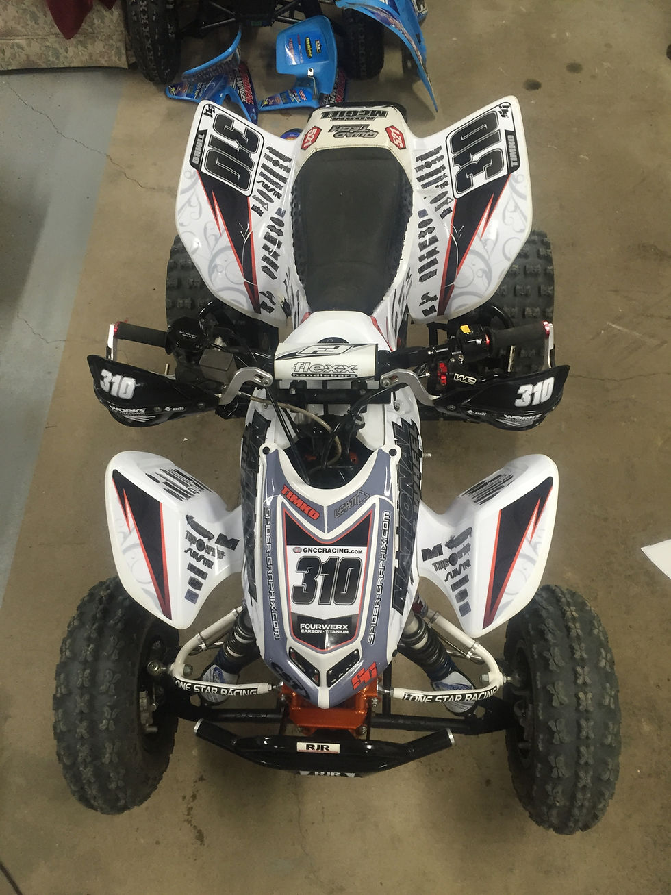 Thumbnail: Honda Trx450R 2004-2014 - Full Graphics Kit