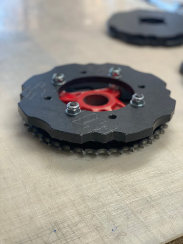 Yamaha Yfz450r Fi UHMW Sprocket Guard | Spider Graphix