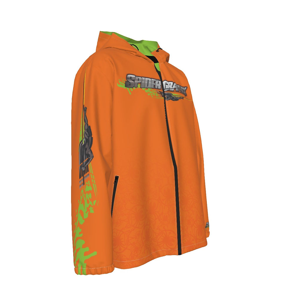 サムネイル： Spider Graphix Fast Supra Inspired Men's Hooded Jacket