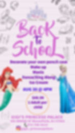 Back to school party 