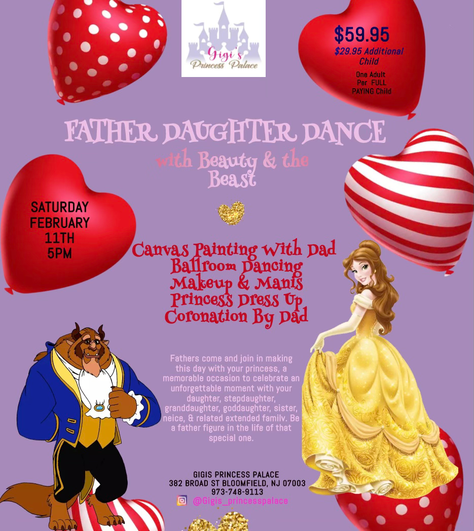  Father Daughter dance with Beauty and the Beast