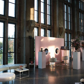 Event Set-up at Bergson Kunstkraftwerk – ARTDECO “The Art of You” launch event in Munich