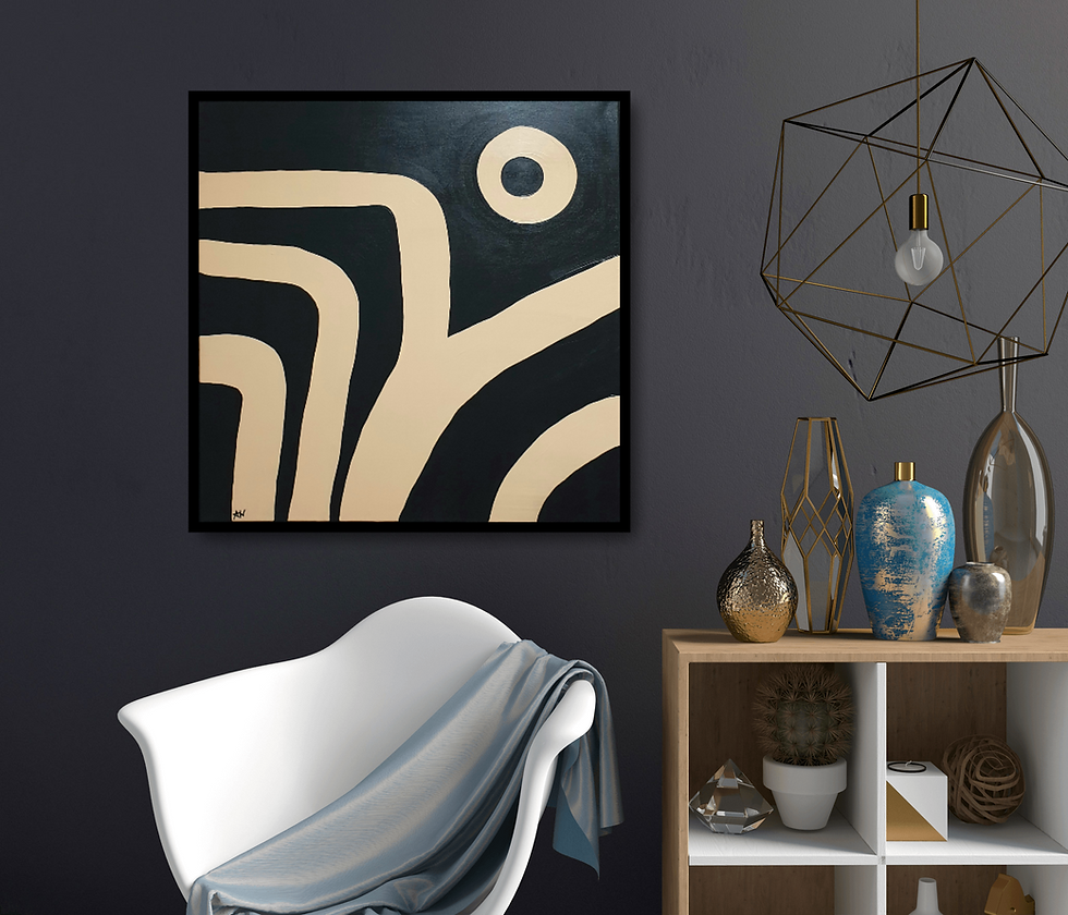 Miniaturbild: "Central Station" 80x80 cm