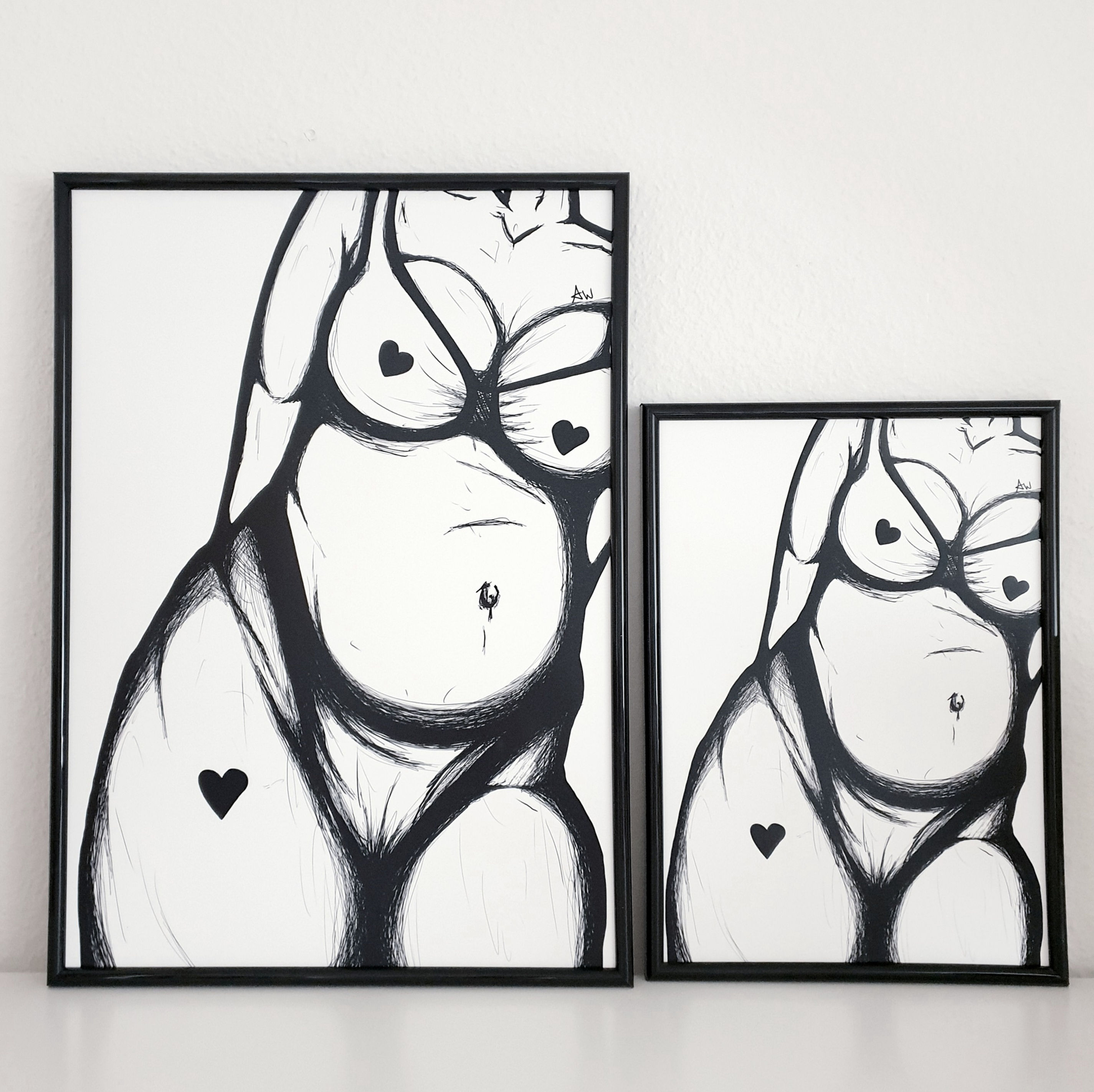 Kunstdruck "Beauty" A3 A4