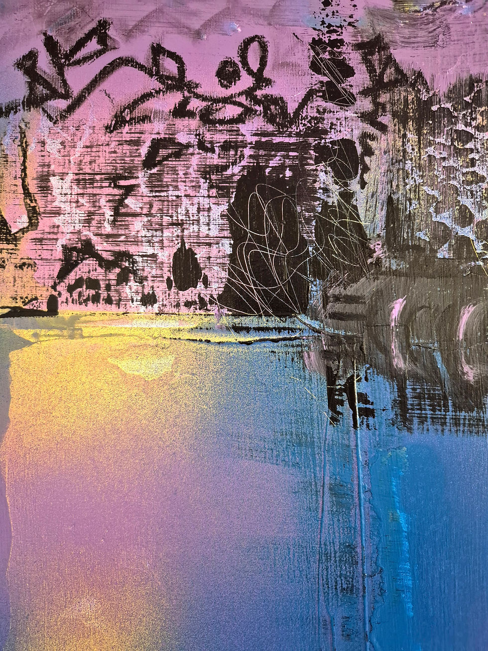 Miniaturbild: "Electric Silence" 40x50 cm