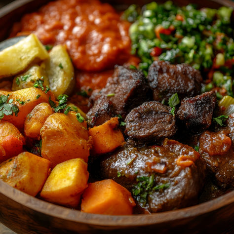 Beef and Sweet Potato Skillet