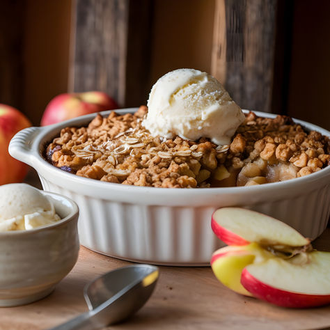 Baked Cinnamon Apple Crisp