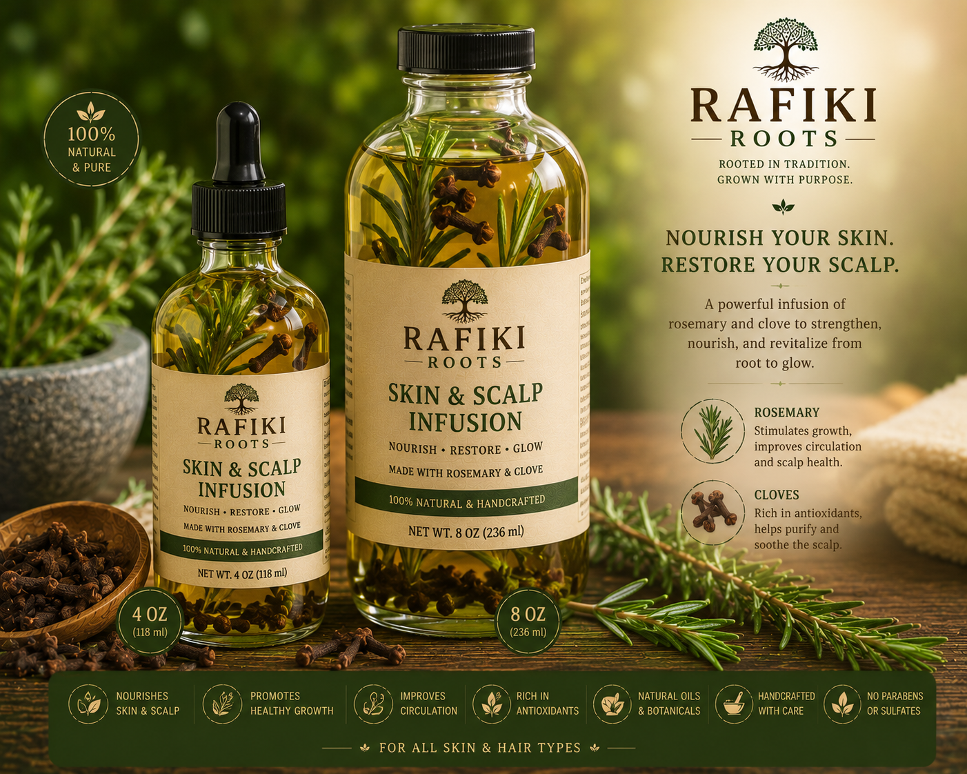 Rafiki Roots™ Skin & Scalp Infusion