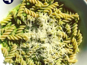 Avocado and Pea Pasta