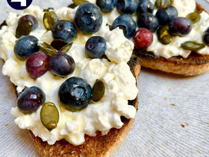 Sour Dough Toast with Cottage Cheese