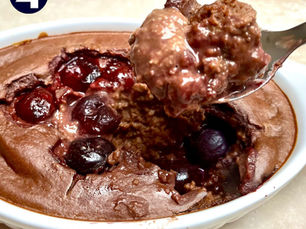 Chocolate Cherry Baked Oats