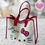 Thumbnail: New Sanrio Hello Kitty Canvas Tote Bag