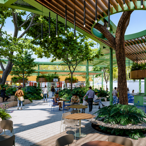 Plazoleta Oasis, Centro Comercial Llano Grande