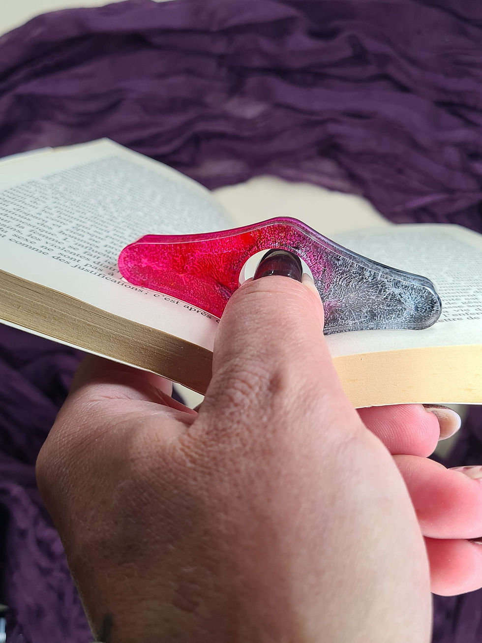 Miniature : Bague de lecture modèle "Simple" épaisse 