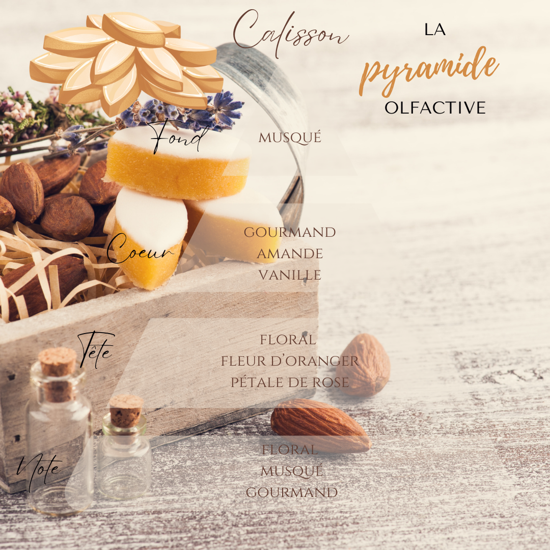 Fondants - Mes Ptits coeurs Calisson - cire d'olive parfumés.