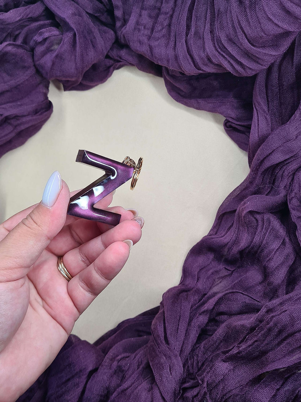 Miniature : Porte clés lettre Z modèle "Anglais"