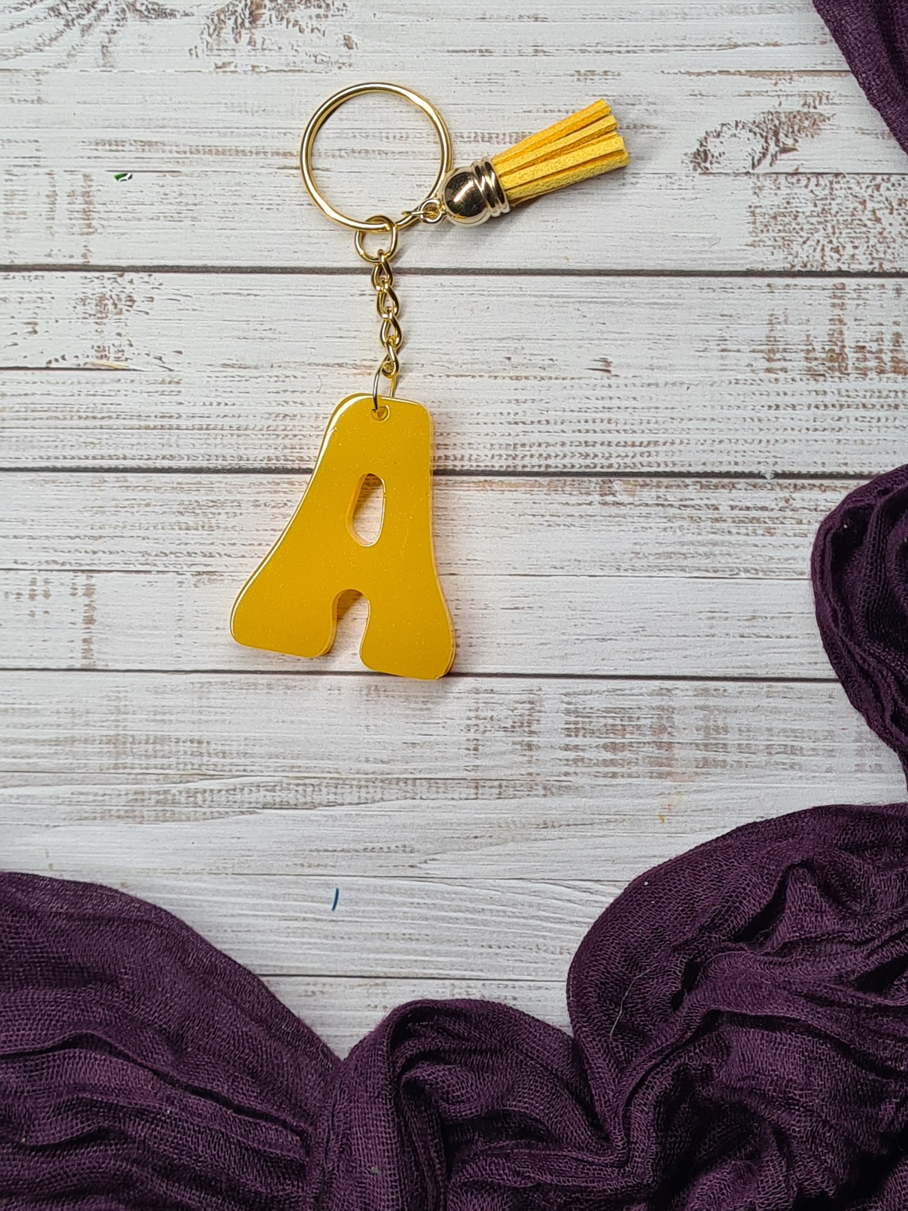 Porte-clés lettre A modèle scoobidou