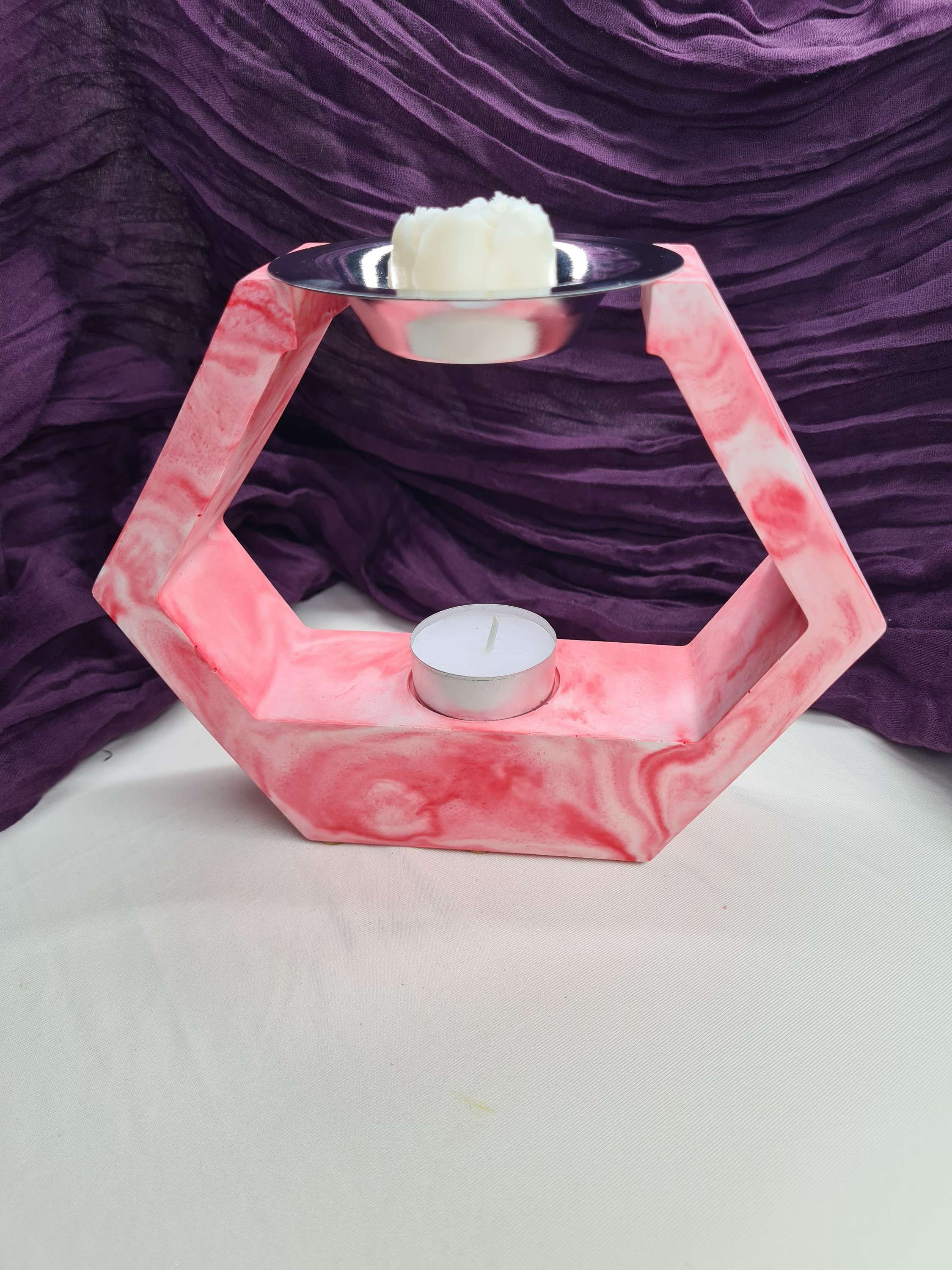 Brûle parfum fait main Octogonale