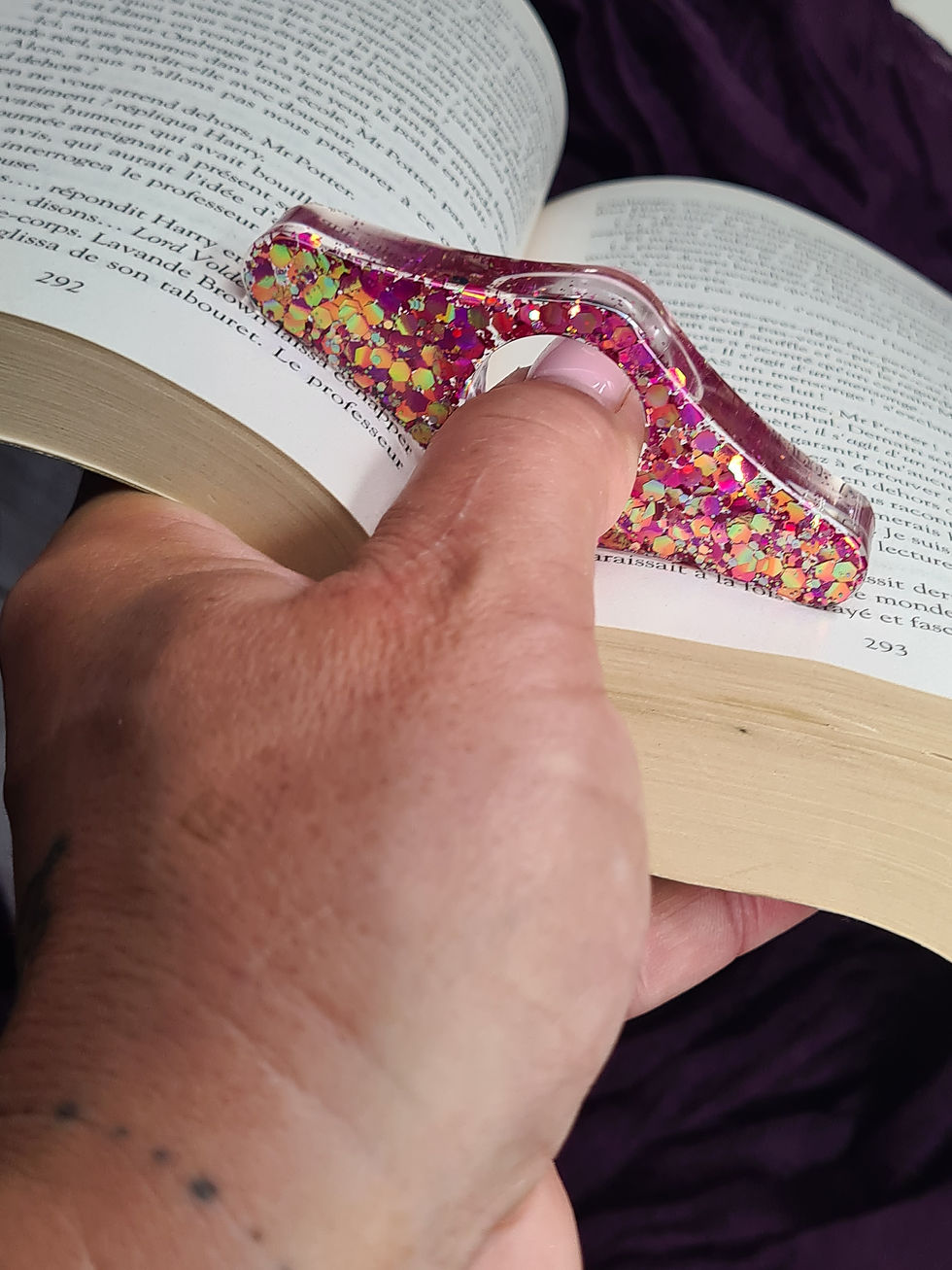 Miniature : Bague de lecture modèle "Simple" épaisse 