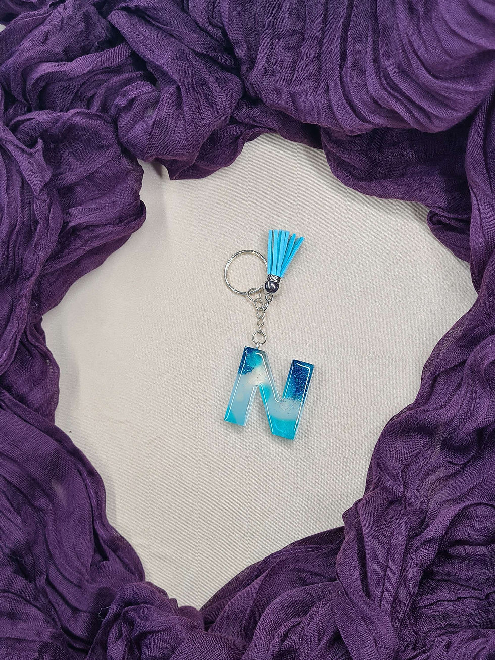 Miniature : Porte clés lettre N modèle "Anglais"