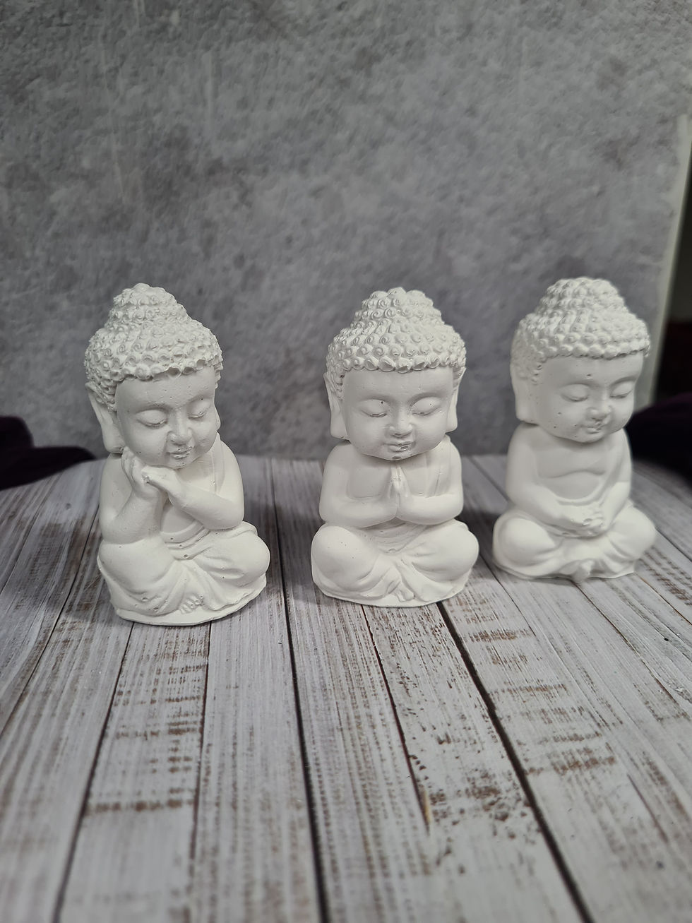 Miniature : Petit Bouddha en lot de 3