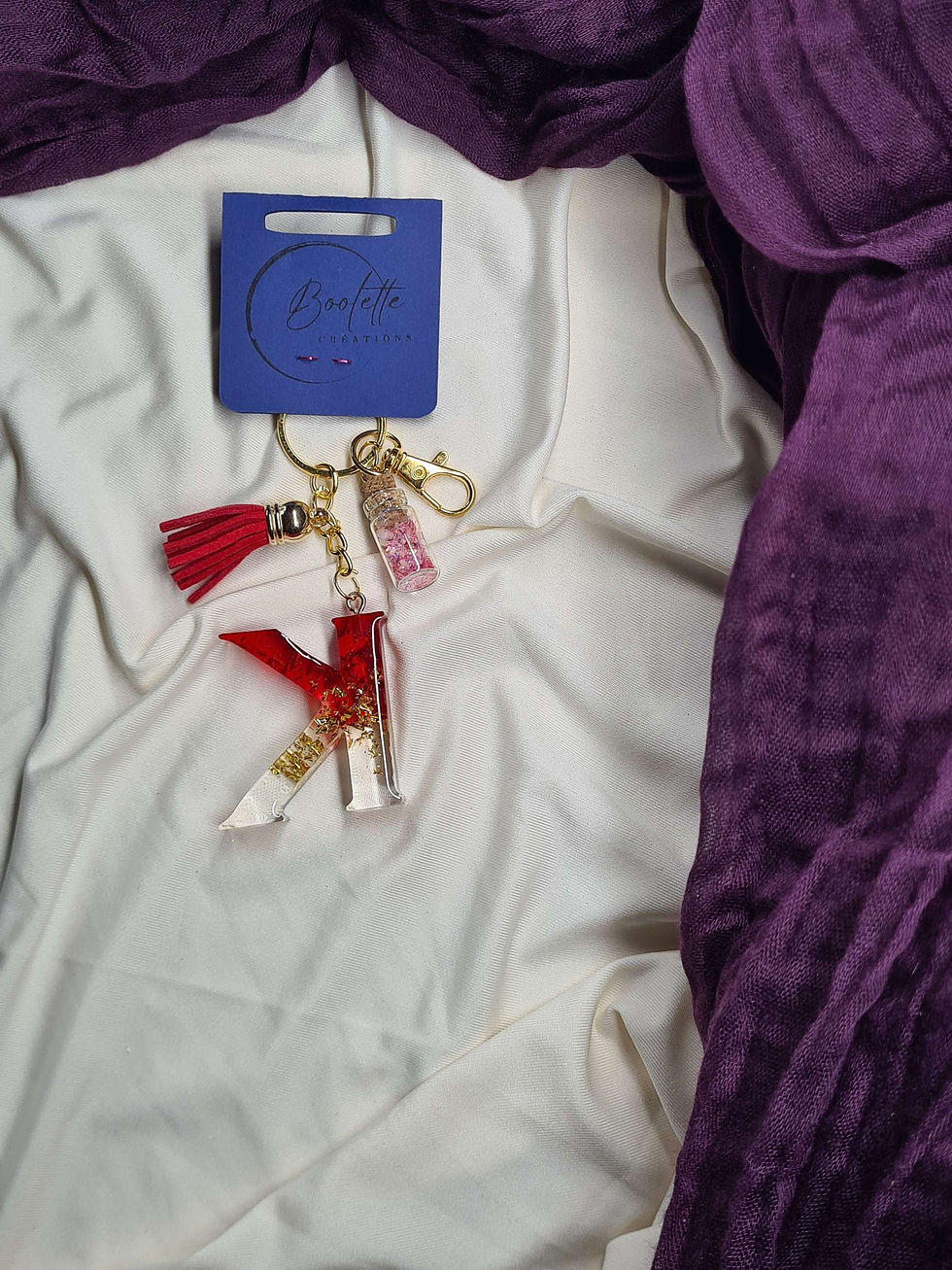 Miniature : Porte clés lettre K modèle "sorcier"