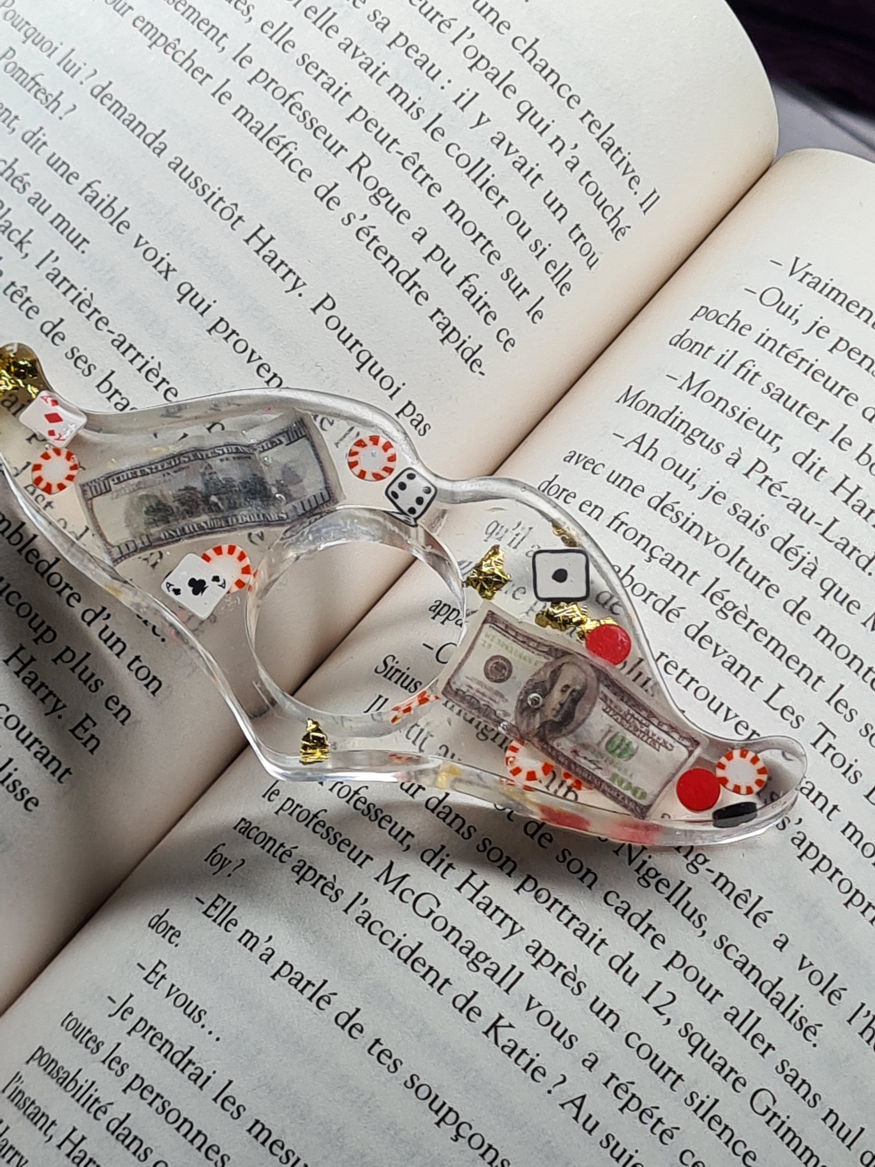 Bague de lecture moustache