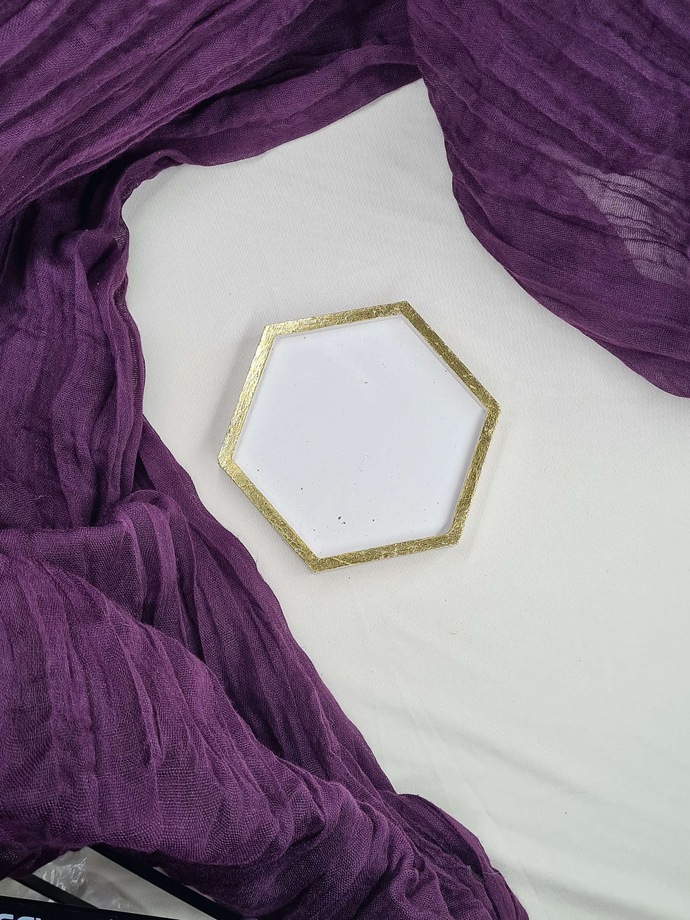 Miniature : coupelle à bougie naturésin octogonale